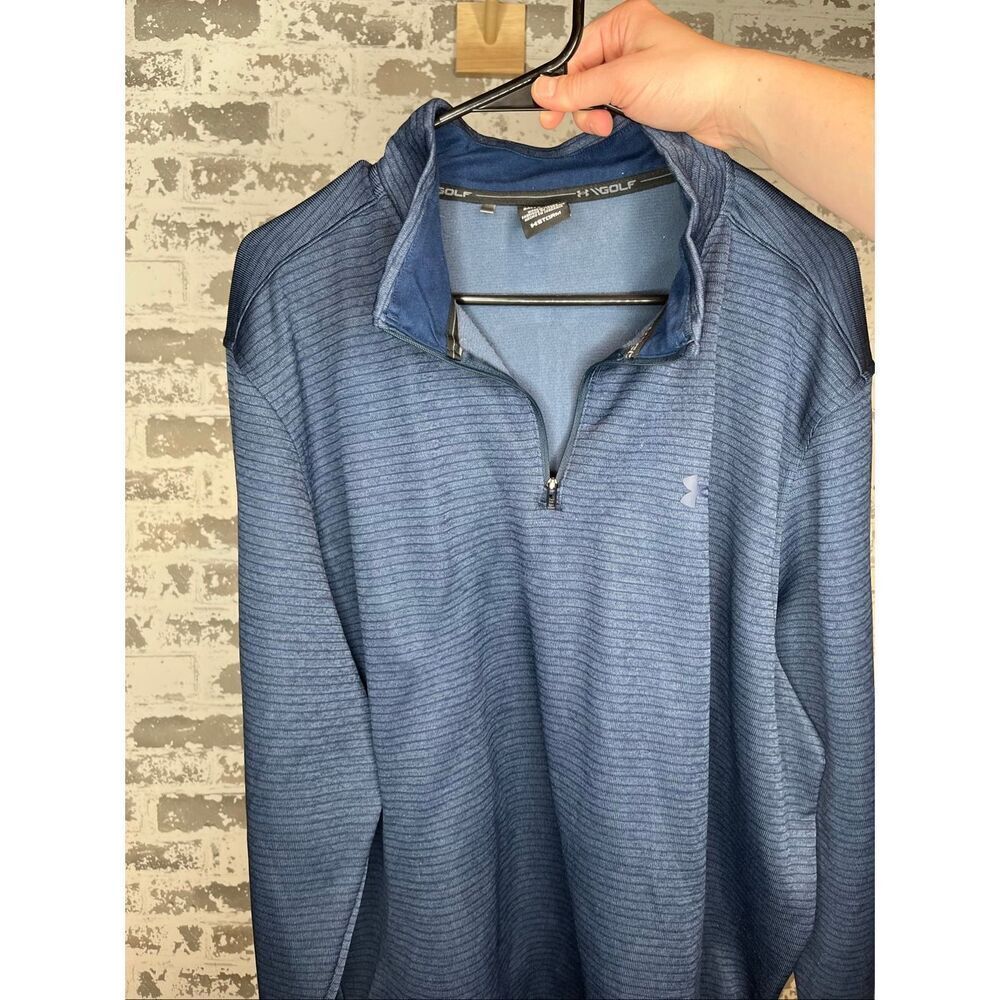 Under armour | mens blue quarter zip pullover